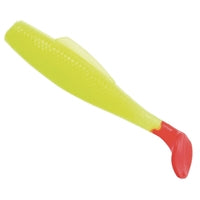 TT fishing Z-Man Minnowz Chartreuse Red Tail 3" 6 Pack