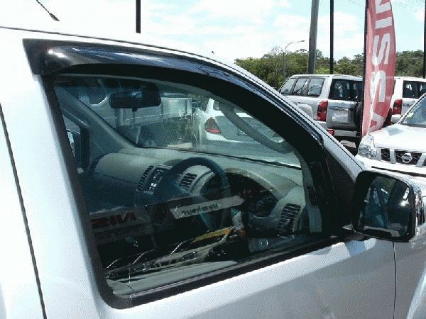 Protective Plastics Slimline Weathershield to suit Volkswagen Amarok 2H 02/2011-12/2022 - Dark Tint, Rear Passenger