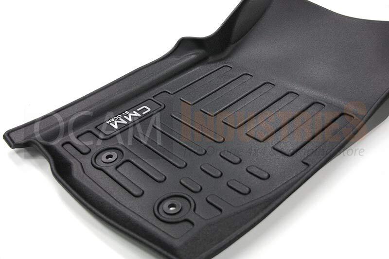 3D All Weather Floor Mats Liners for Mitsubishi Triton MV 2024 - Current Dual Cab
