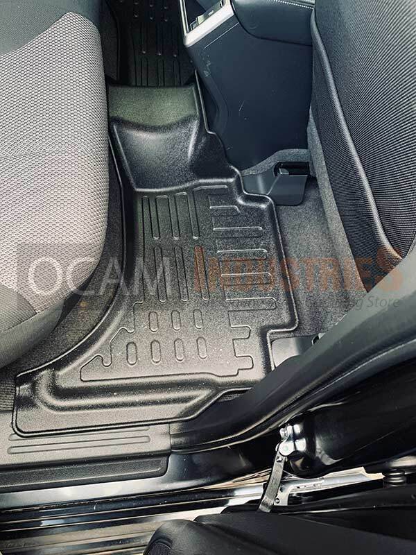 3D All Weather Floor Mats Liners for Mitsubishi Triton MV 2024 - Current Dual Cab