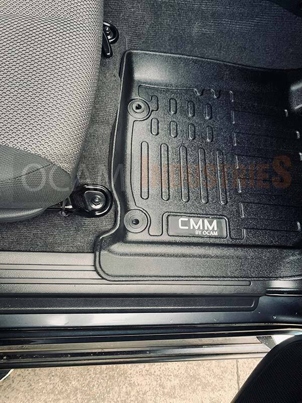 3D All Weather Floor Mats Liners for Mitsubishi Triton MV 2024 - Current Dual Cab