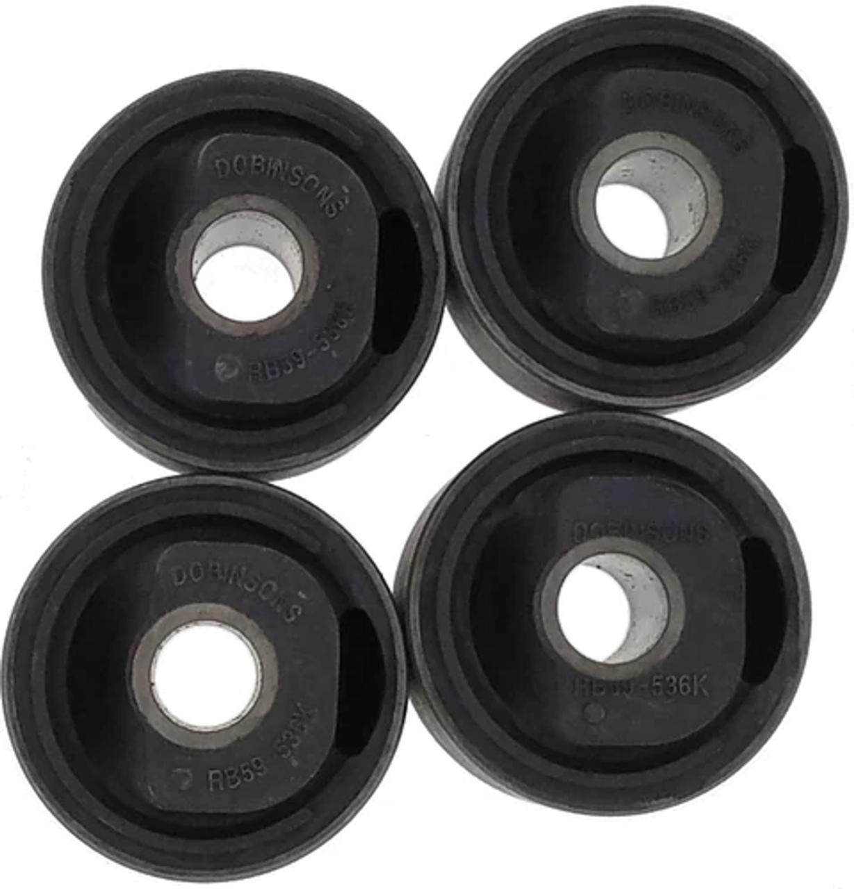 DOBINSONS RUBBER 0 DEGREE CASTER BUSHING KIT - 4 BUSHINGS PER KIT - RB59-536K