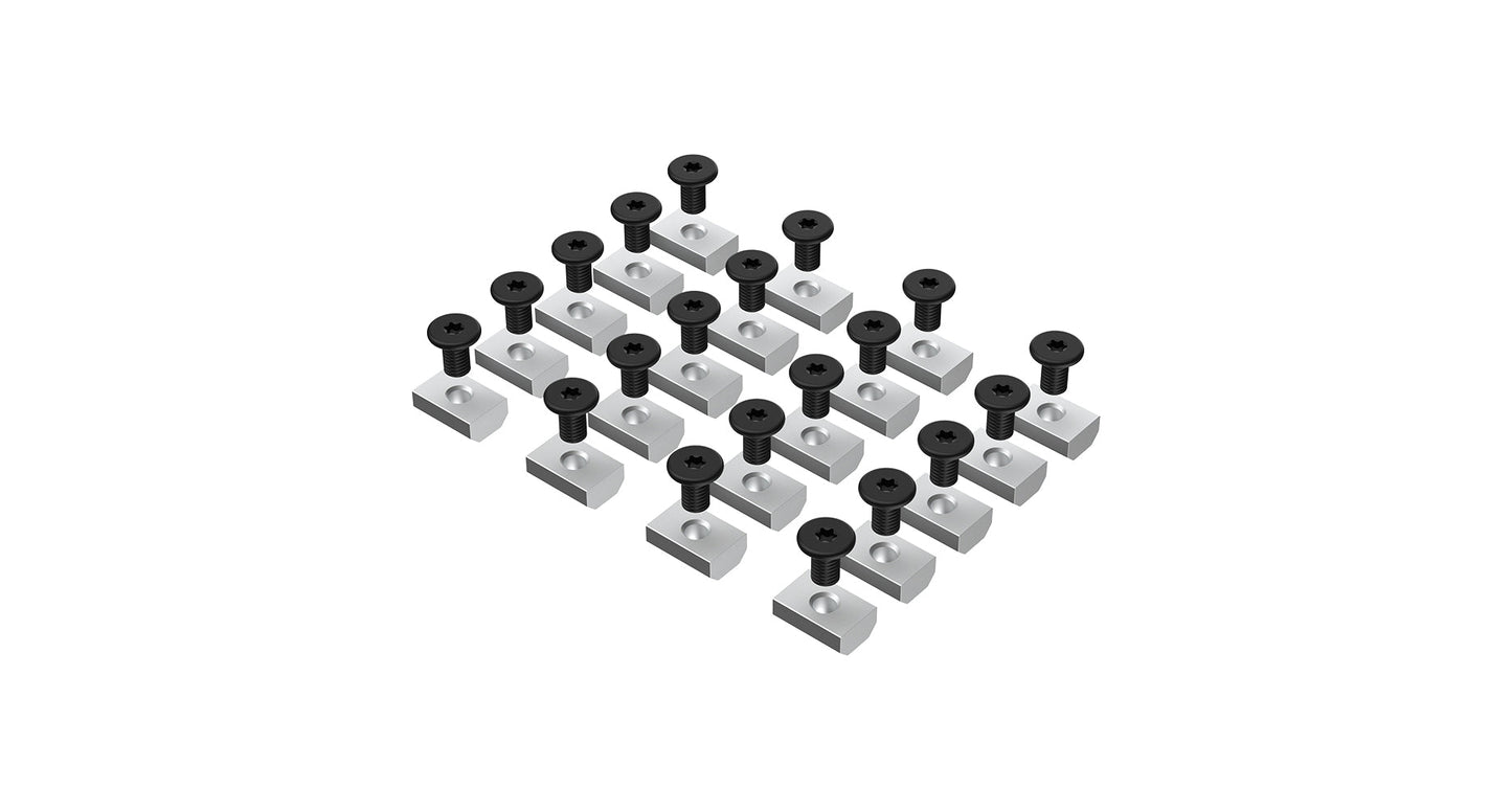 Rhino-Rack Pioneer 6 M6 Screws & Channel Nuts set of 20