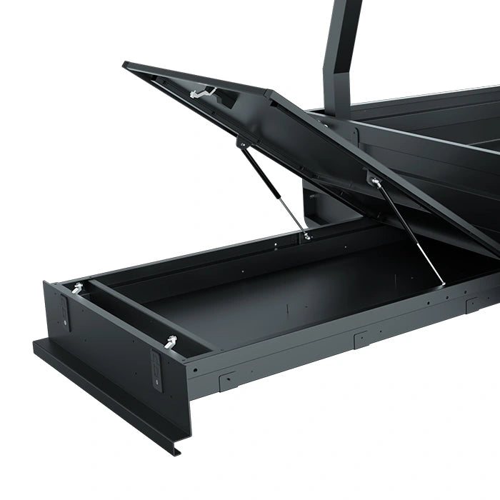 Trundle draw on aluminium tray