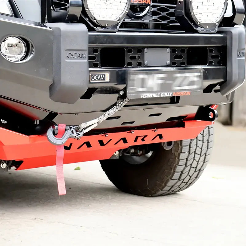 OCAM Deluxe Steel Bull Bar for Nissan Navara NP300 03/2021+, Winch Compatible