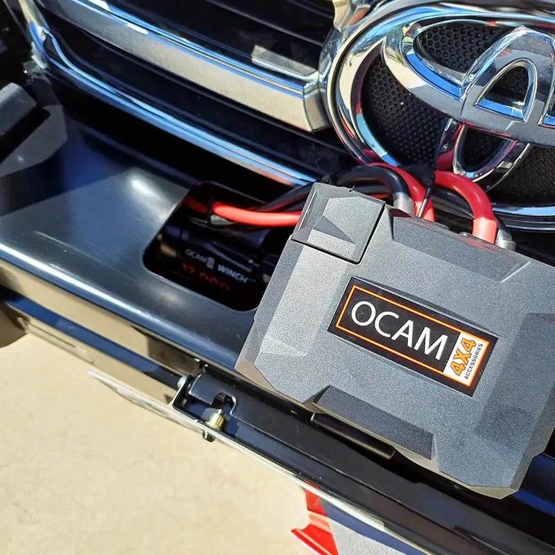 OCAM Deluxe Steel Bull Bar For Toyota Hilux N80 2015-09/2018, Winch Compatible