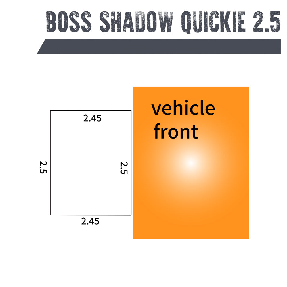 Campboss Campboss Shadow Quickie 2.5 Awning Default Title