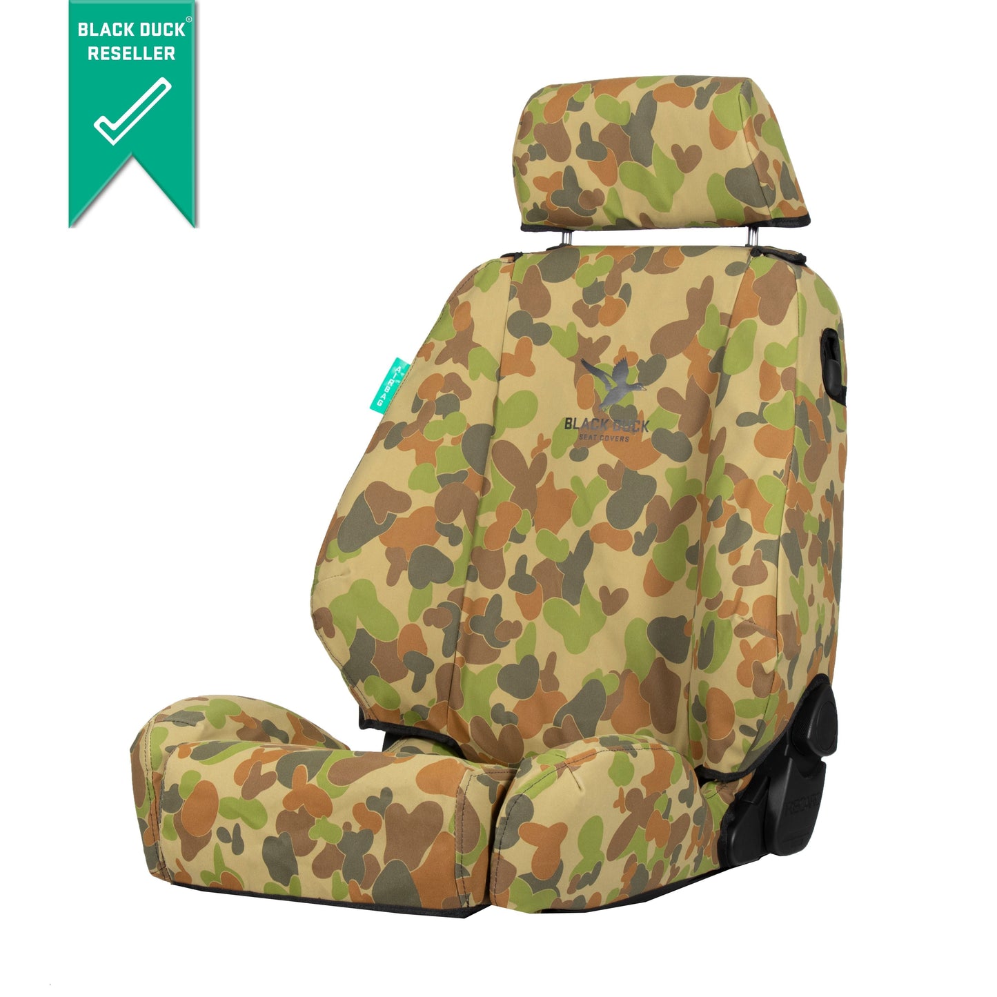 Toyota Hilux (2015-2024) Workmate & SR Single Cab Black Duck® SeatCovers