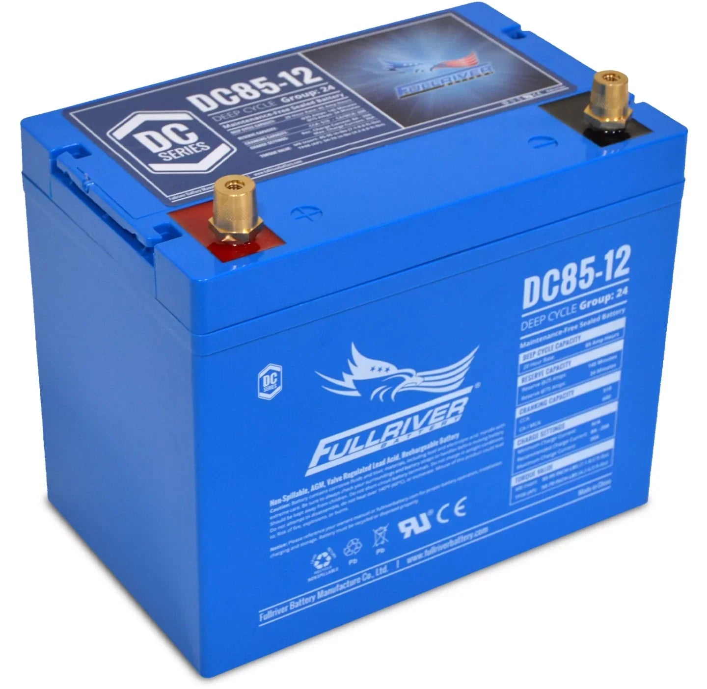 Fullriver DC 12V 85Ah AGM Battery