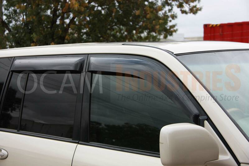 OCAM Weathershields For Toyota Landcruiser 100 105 Series 1998-07 Window Visors