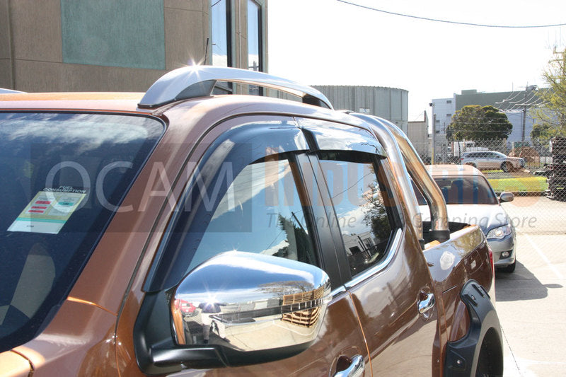 OCAM Weathershields for Nissan Navara NP300 D23 07/2015-2025, 4-pce Window Visors