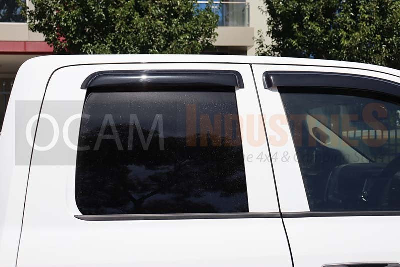 OCAM Weathershields for RAM 1500 DS, 2017-Current, Crew Cab, Window Visors