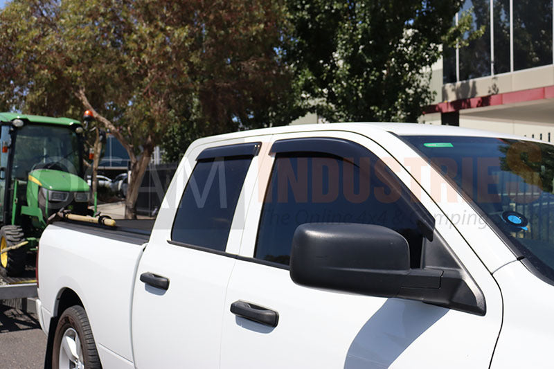 OCAM Weathershields for RAM 1500 DS, 2017-Current, Crew Cab, Window Visors