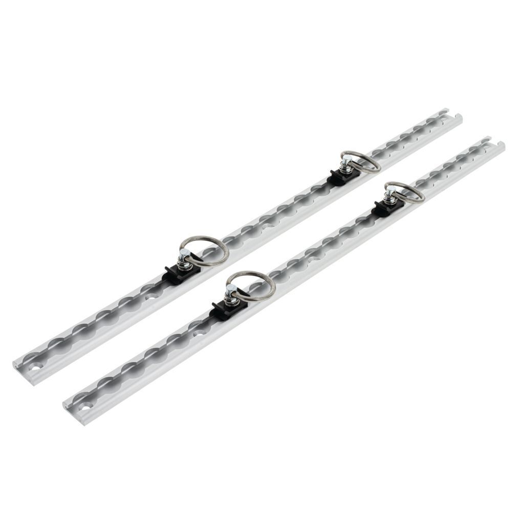 Hulk 4x4 Tiedown Anchor Tracks Lashing Capacity 340kg 600mm 2 Pack