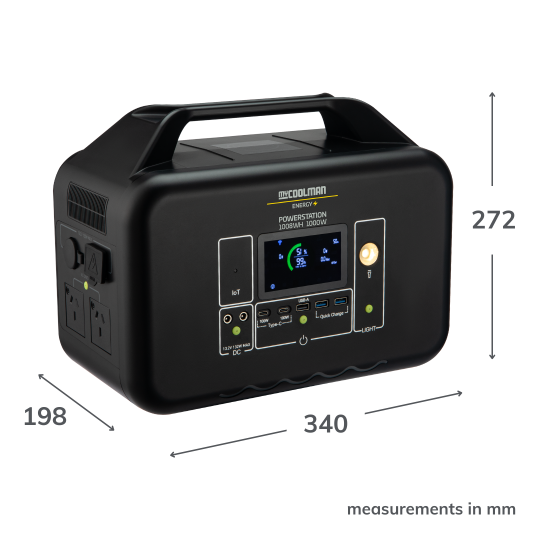 myCOOLMAN Energy Power Station 1008WH (78Ah)