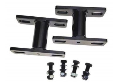 Sway Bar Extension Brackets, PAIR, 2 to 4 INCH Front