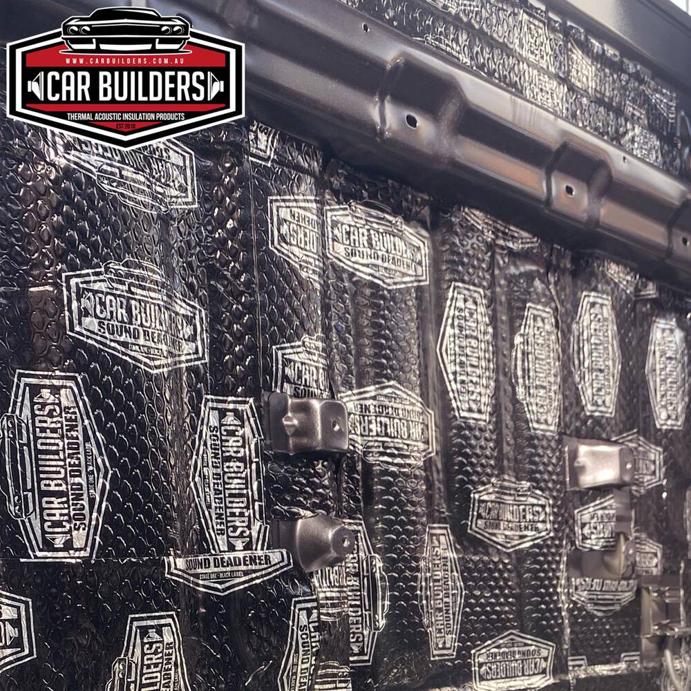 Car Builders Stage 1 Sound Deadener - Black, 1.8sq/m, SD_BLK.
