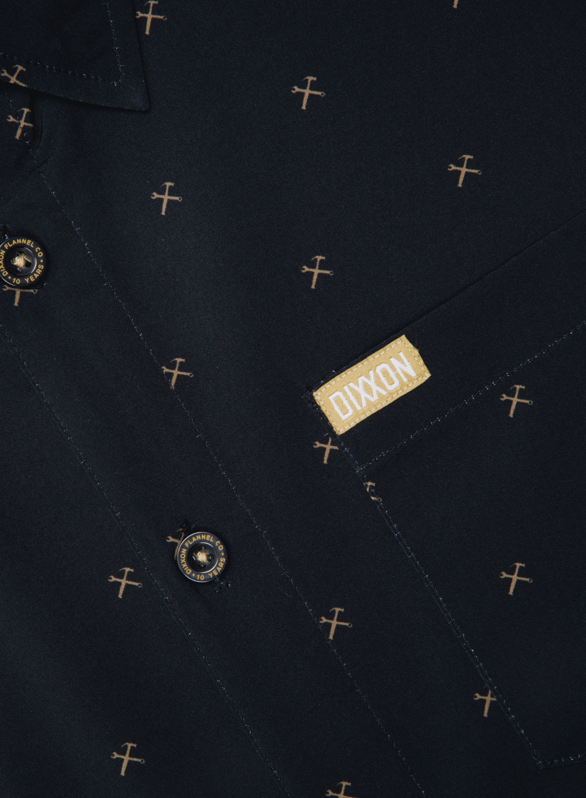 Finney Party Shirt - Black & Gold