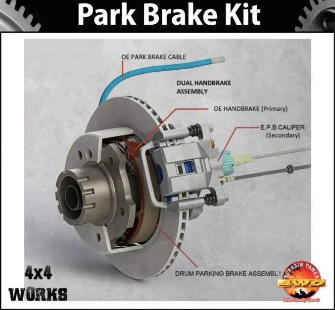 Terrain Tamer Electric Seconday Park Brake - No Switch Req
