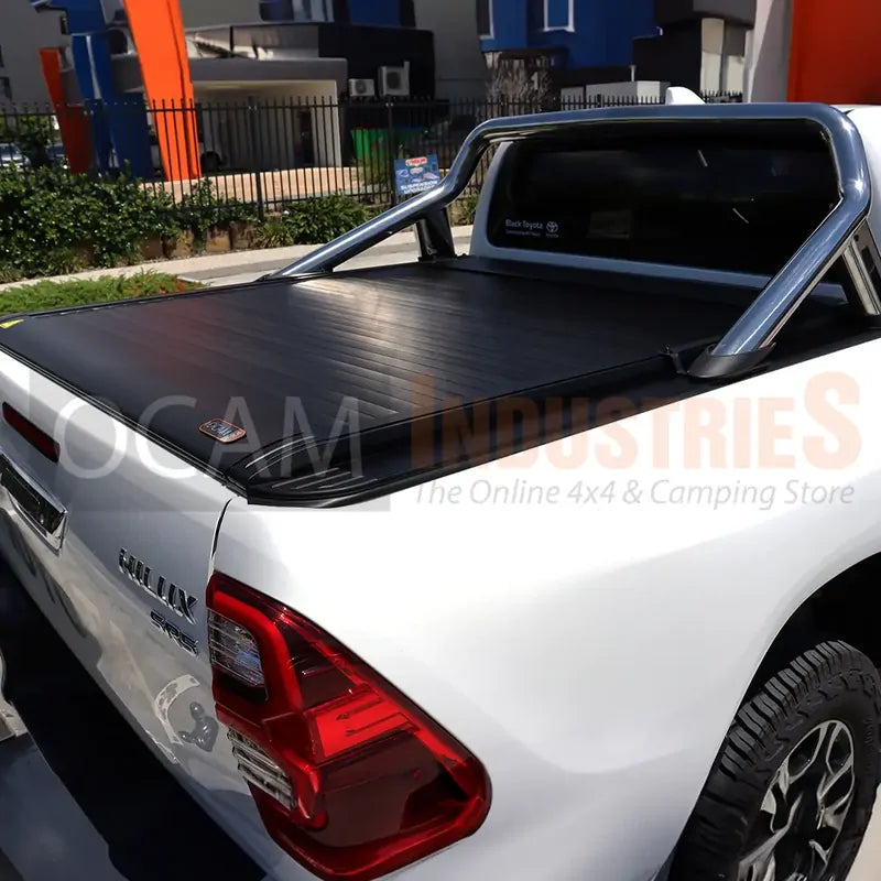 Retractable Tonneau Roll Cover For Toyota Hilux N80 SR5 2015-On, Dual Cab, Electric Roller Shutter