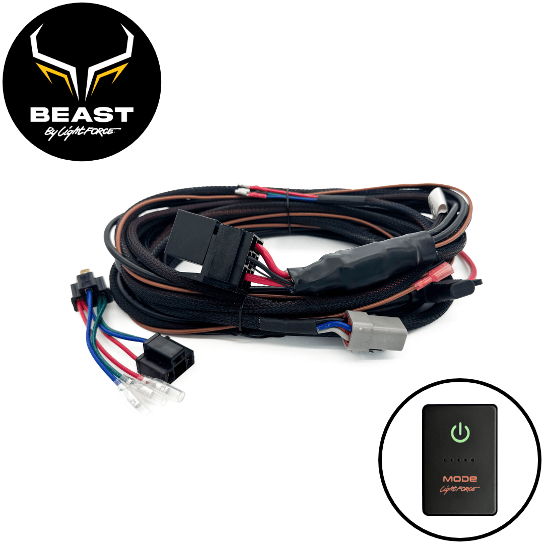 BEAST Driving Light Wiring Harness to suit Toyota Landcruiser 70 Serie