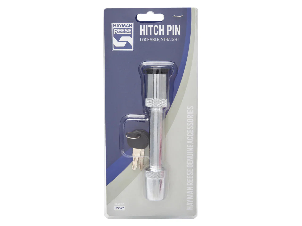 Hayman Reese Hitch Pin - Lockable (Straight)