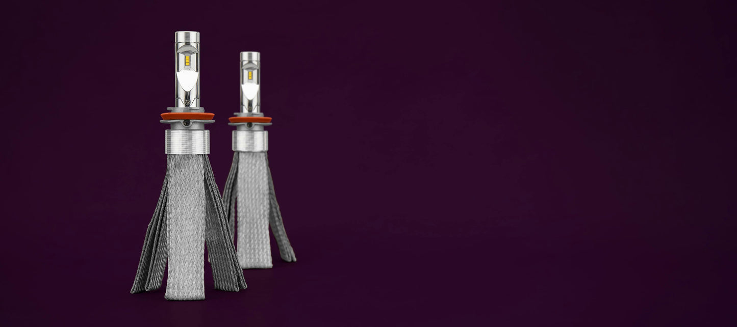 H8 | H9 | H11 | H16 Copper Head LED Headlight Globes (Pair) - View 6