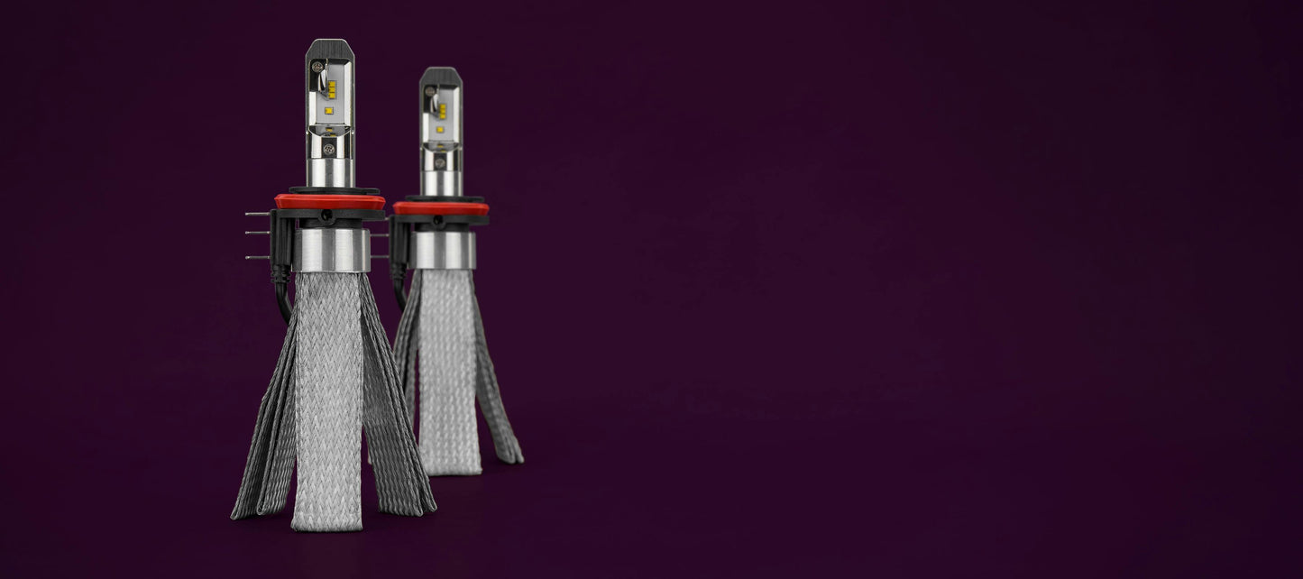 H15 Copper Head LED Headlight Globes (Pair) - View 5