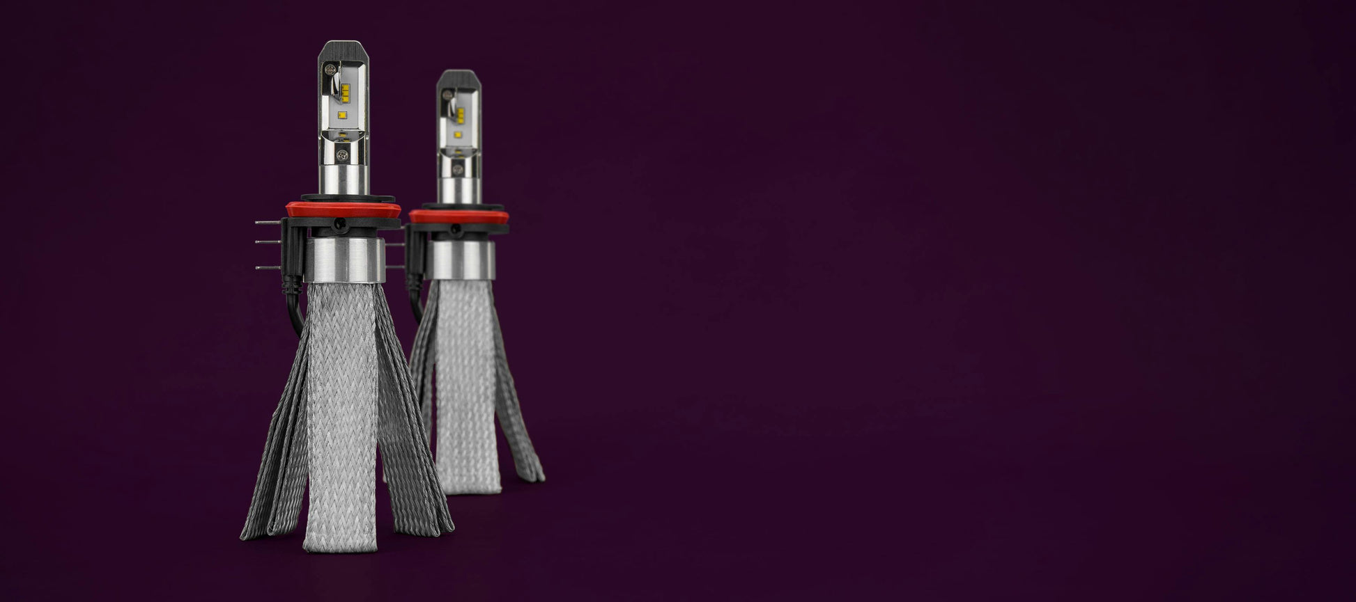 H15 Copper Head LED Headlight Globes (Pair) - View 5