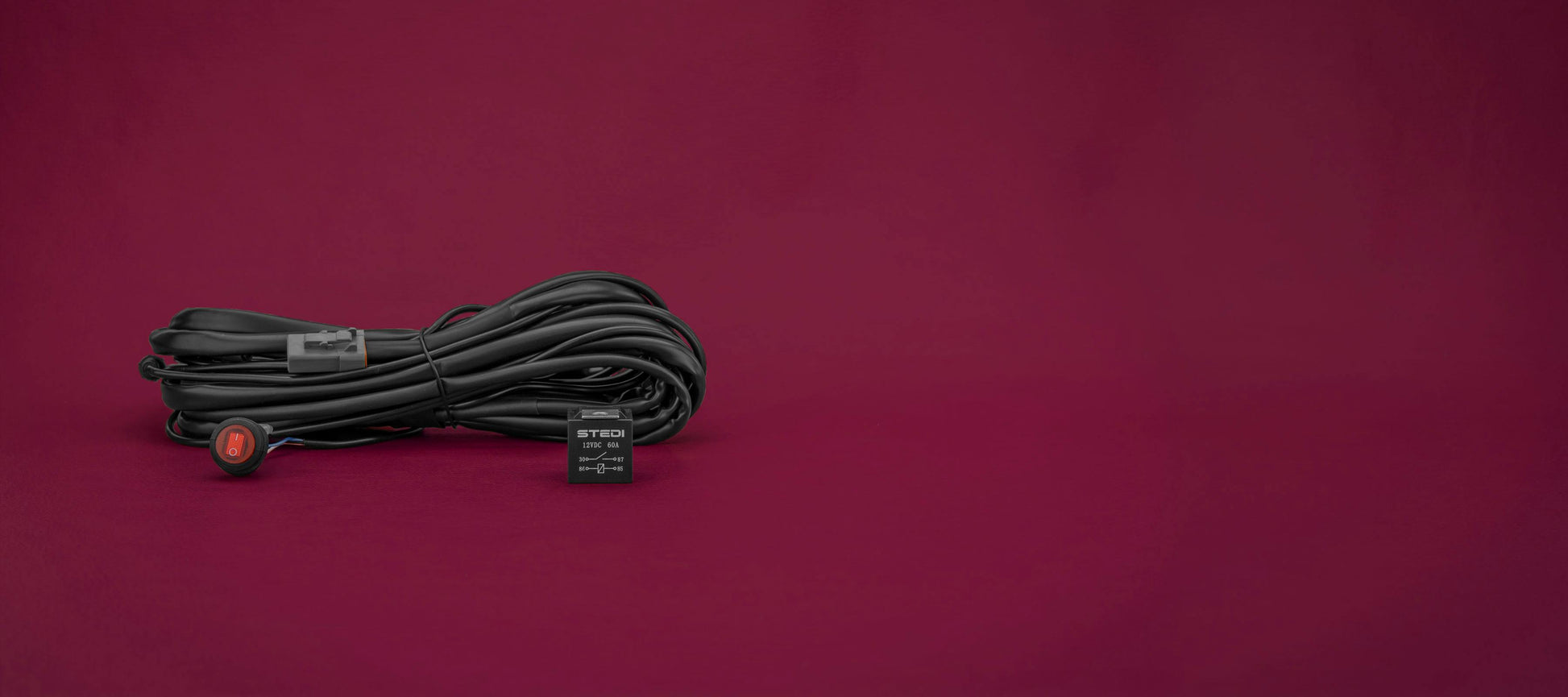 Single Connector Plug & Play SMART Harness™ High Beam Driving Light Wiring - View 8