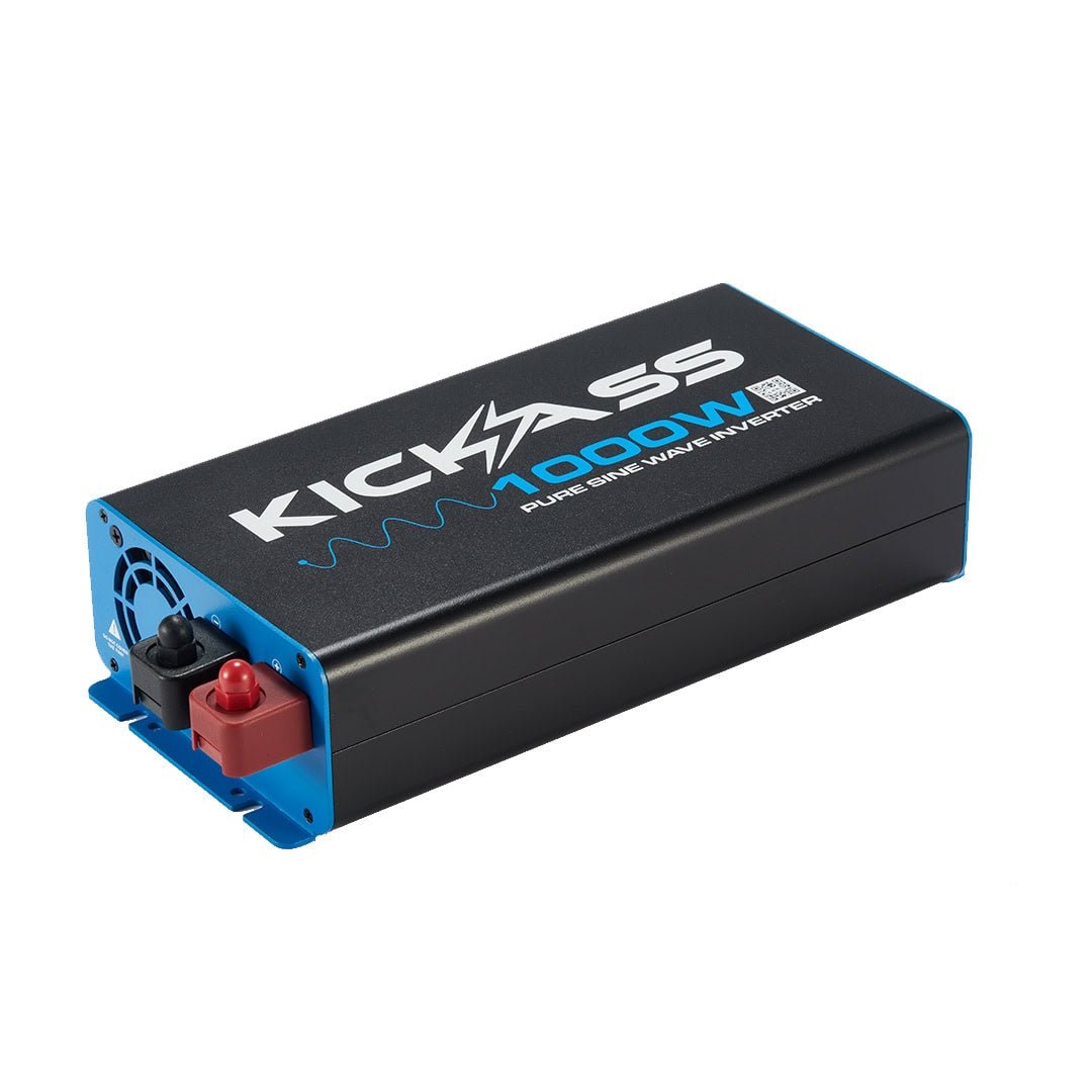KickAss 12V to 240V Pure Sine Wave 1000W Inverter
