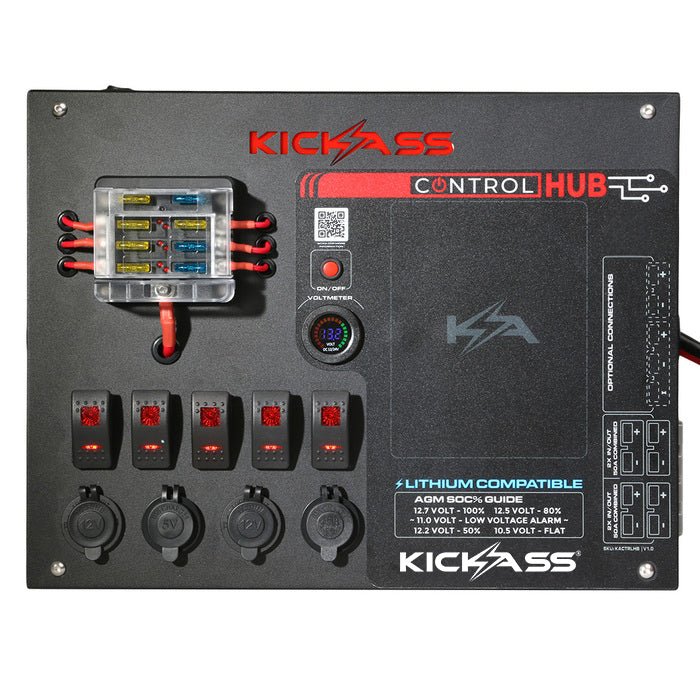 KickAss 12V Control Hub / Panel