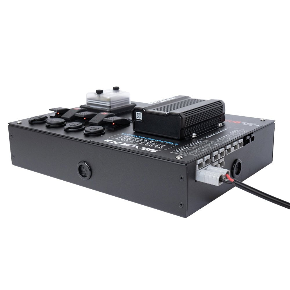 KickAss 12V Control Hub / Panel With 20A DCDC Charger