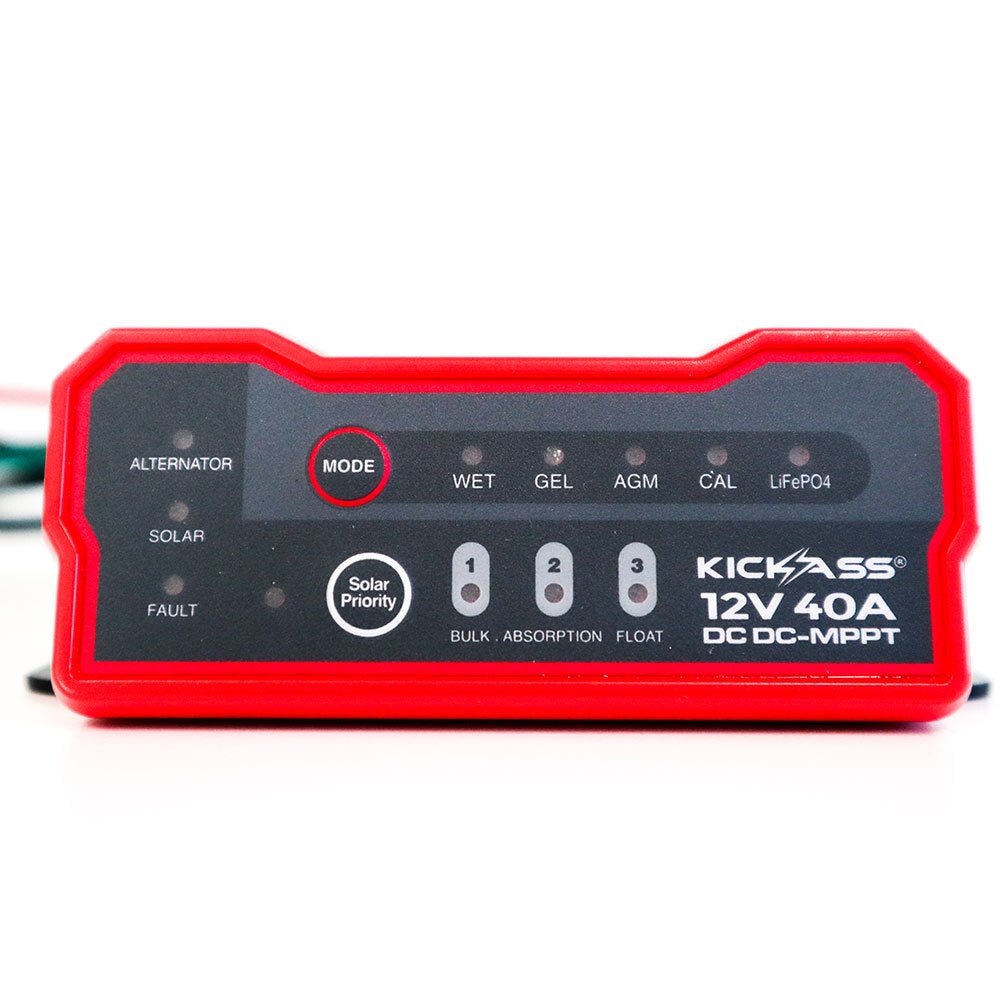 KickAss 12V/24V 40A DCDC Charger With Solar MPPT + Pre-Wired Anderson