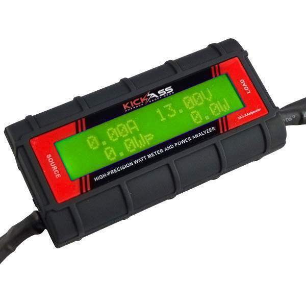 KickAss Digital DC Watt Meter for Portable 12V Solar Panels- Anderson Connection