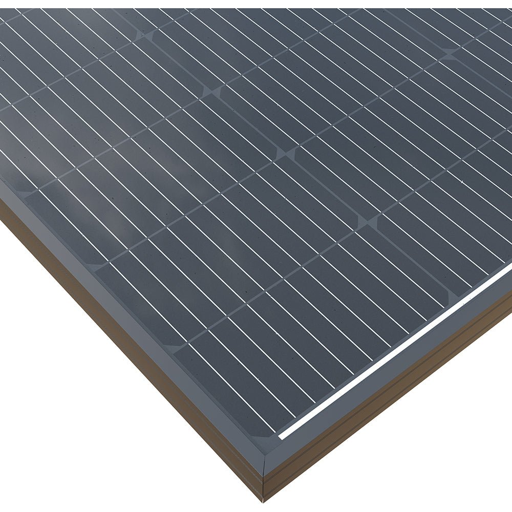 KickAss 12V 250W Fixed Solar Panel - Glass Roof Top