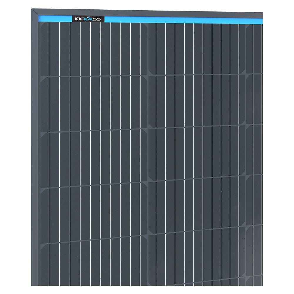 KickAss 12V 250W Fixed Solar Panel - Glass Roof Top