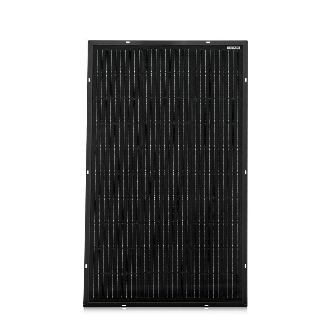 KickAss 110W Ultra Slim Fixed Glass Solar Panel