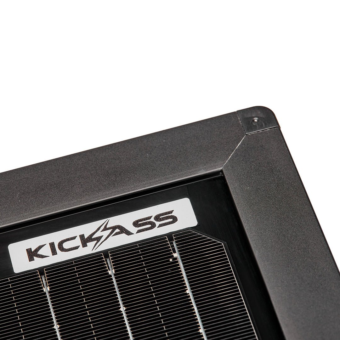 KickAss 110W Ultra Slim Fixed Glass Solar Panel