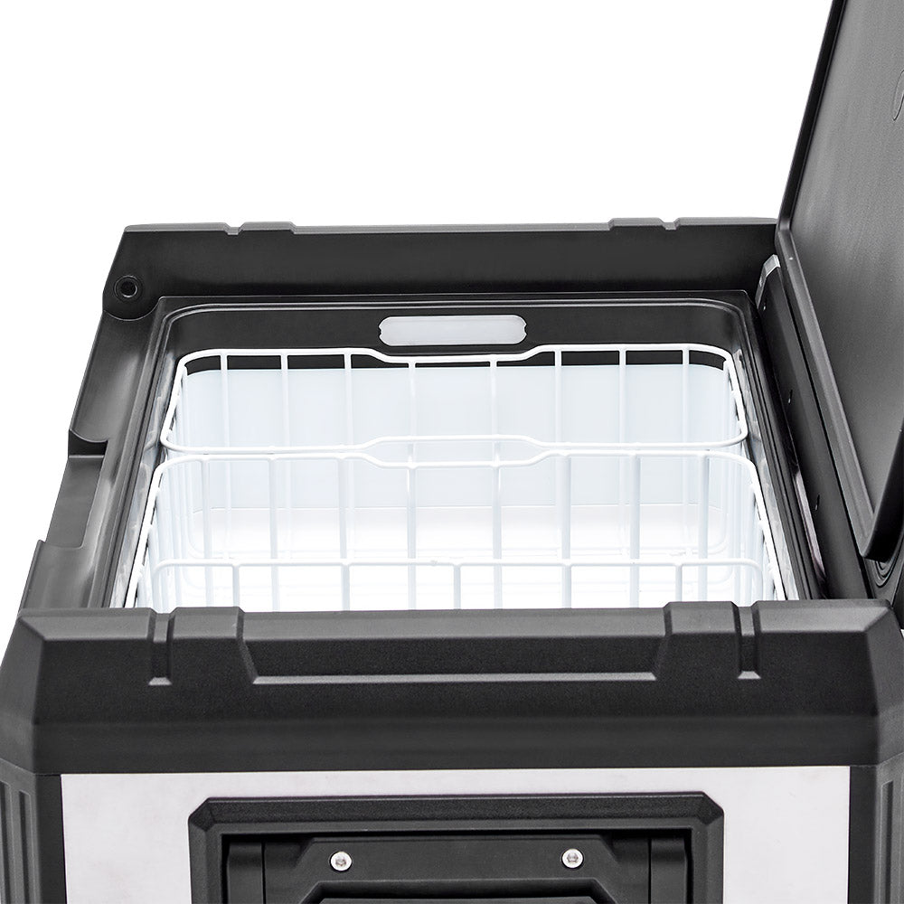 KickAss 50L Single Zone 12V Portable Stainless Steel Camping Fridge/ Freezer