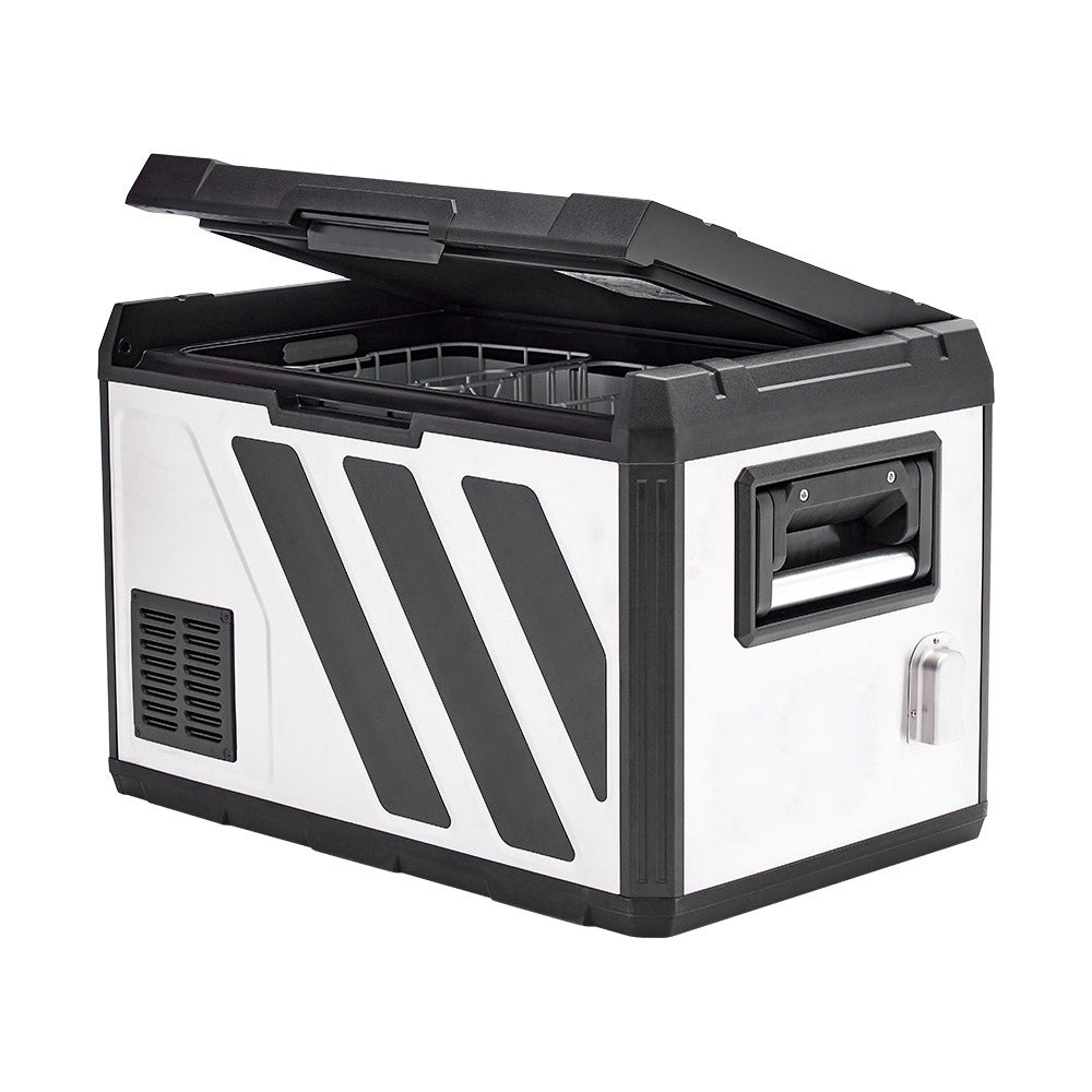 KickAss 50L Single Zone 12V Portable Stainless Steel Camping Fridge/ Freezer