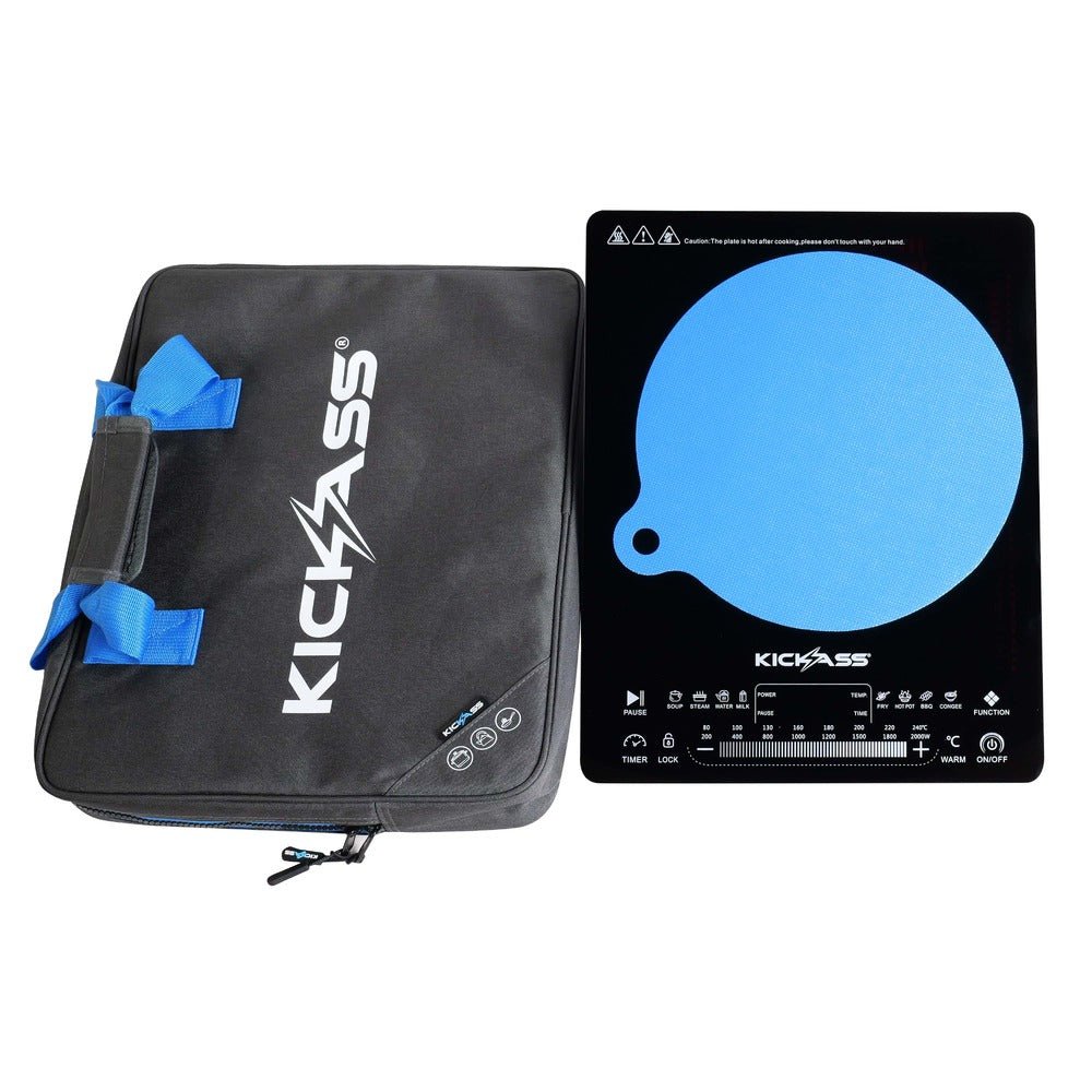 KickAss QuickFire 2000W Portable Induction Cooktop For Camping
