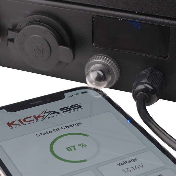 KickAss 105AH Ultra Slim 12V Lithium Deep Cycle Battery