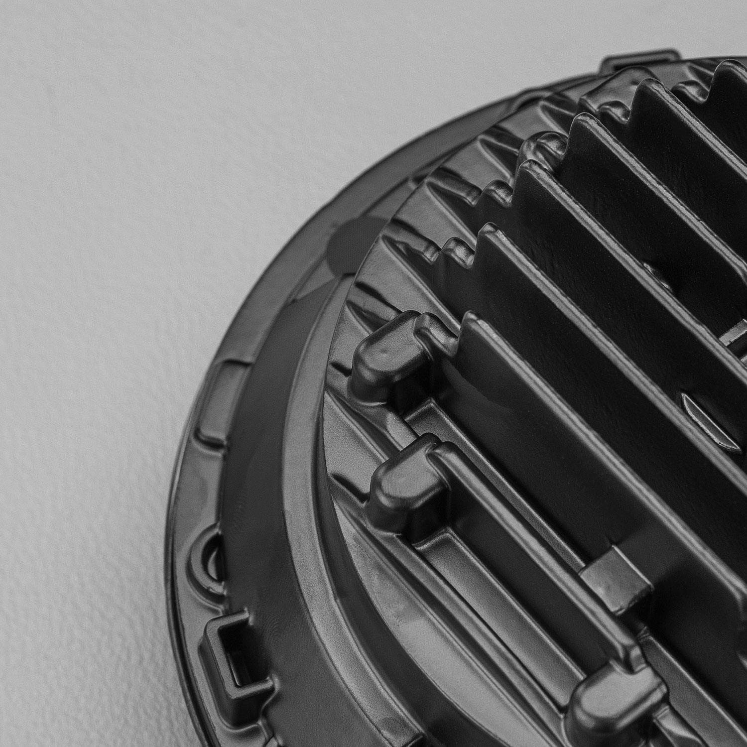 Carbon 7 Inch LED Headlight - Black (5700k) - View 6