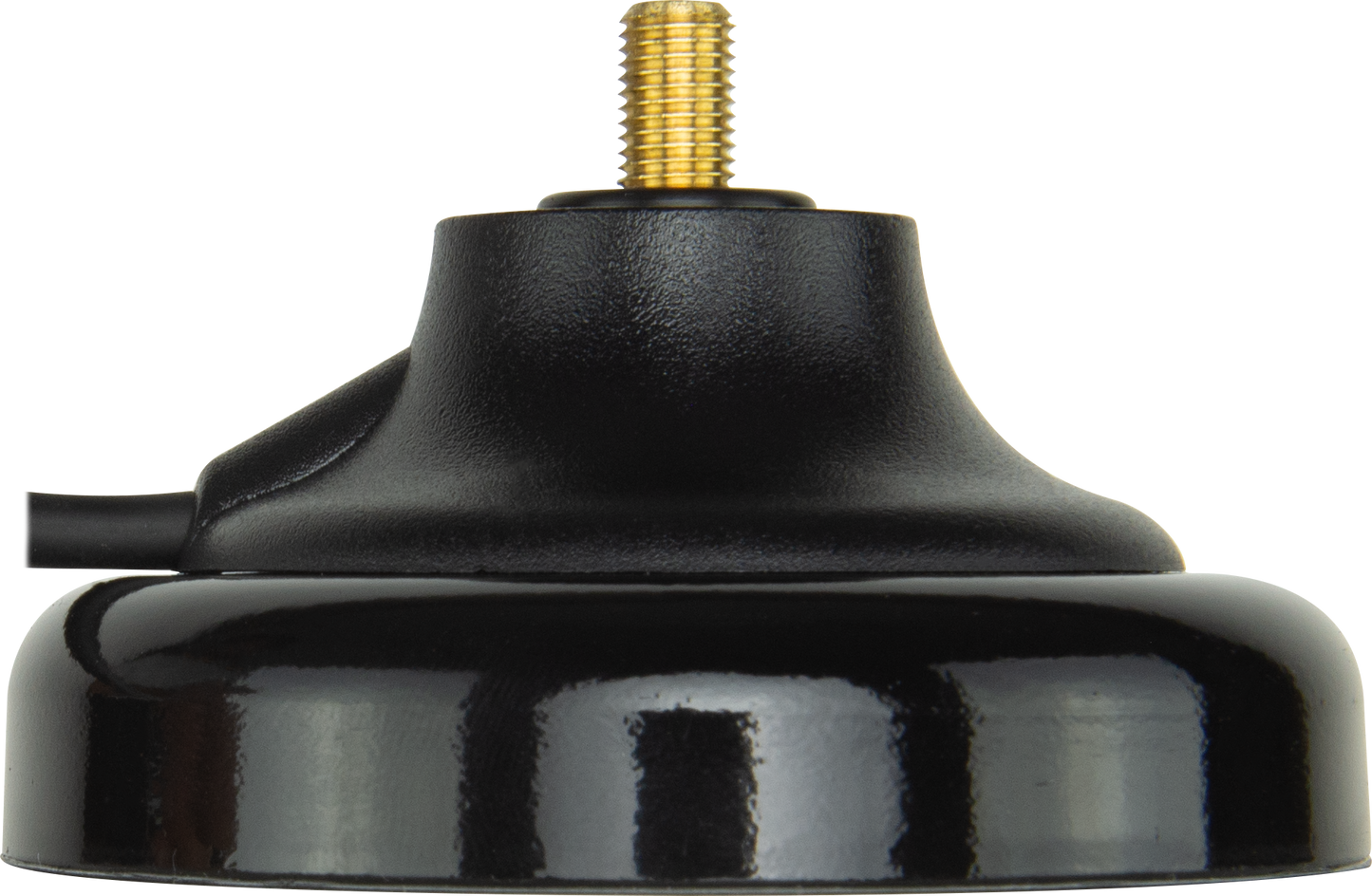 GME 640mm Elevated Feed Base, AS002 Spring, Fibreglass Colinear Antenna (6.6dBi Gain) - Black Black