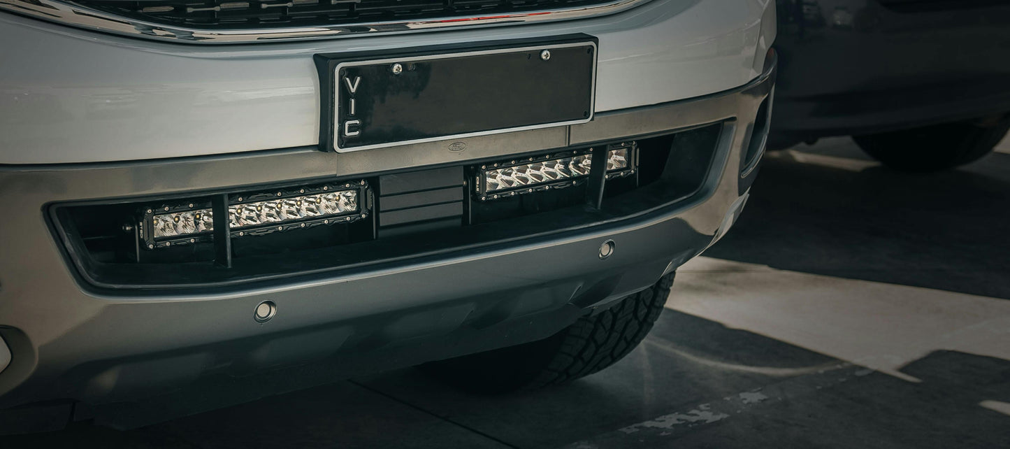 Ford Ranger & Everest Lower Grill Light Bar Mounting Bracket MK2 - View 3