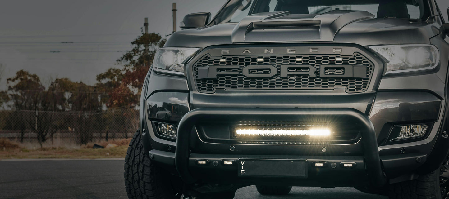 Ford Ranger & Everest Lower Grill Light Bar Mounting Bracket MK2 - View 5