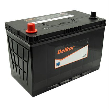 12VOLT 780CCA 94AH DELKOR EXTRA HEAVY DUTY CALCIUM MAINTENANCE FREE BATTERY- LHP - N70ZZ