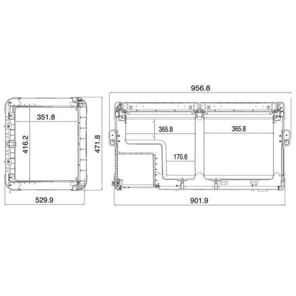 Dometic Waeco CFX 95DZW Fridge + Cover