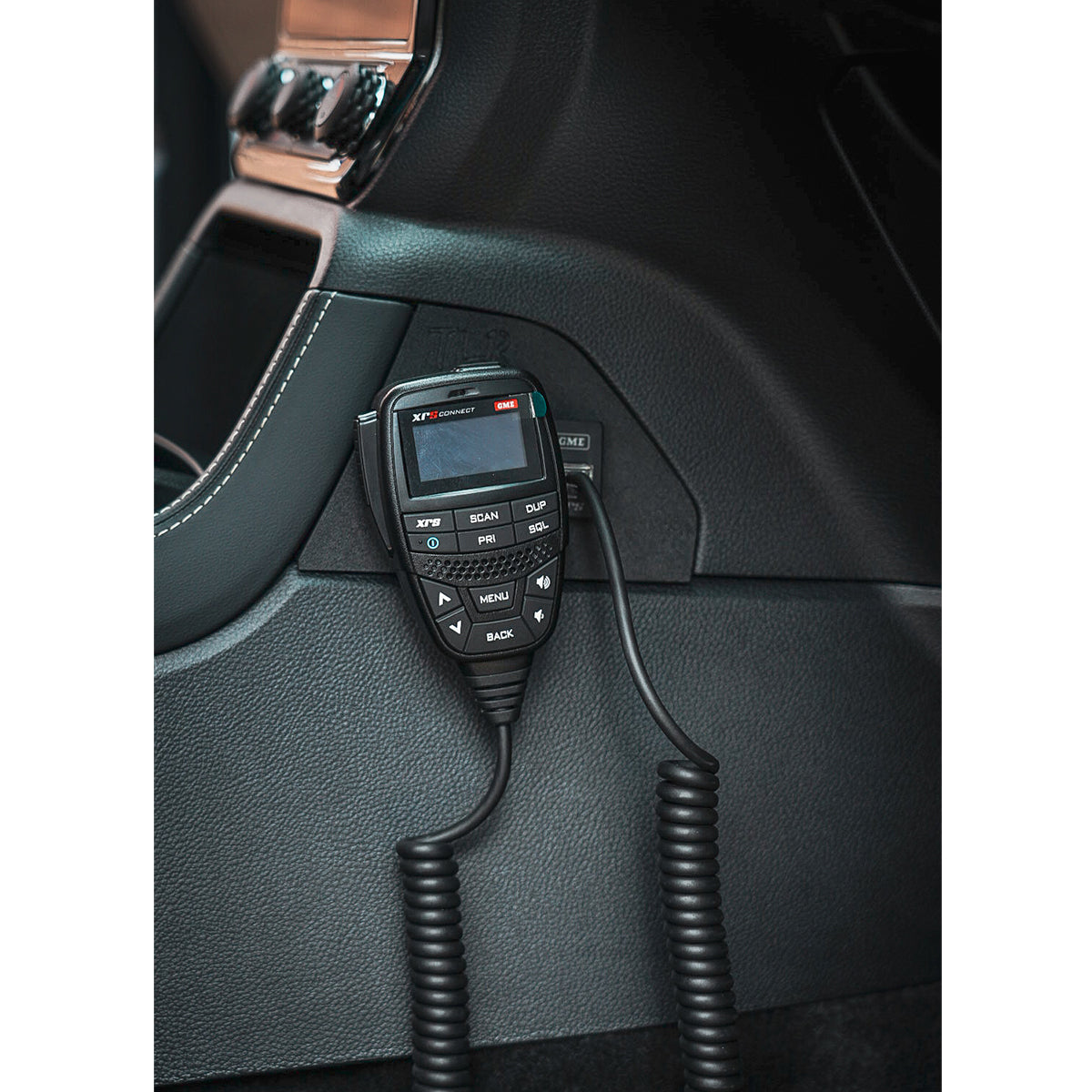 UHF Microphone Mount – Ford Ranger / Everest / Ranger Raptor / Ranger SuperDuty – Centre console Right Hand Side